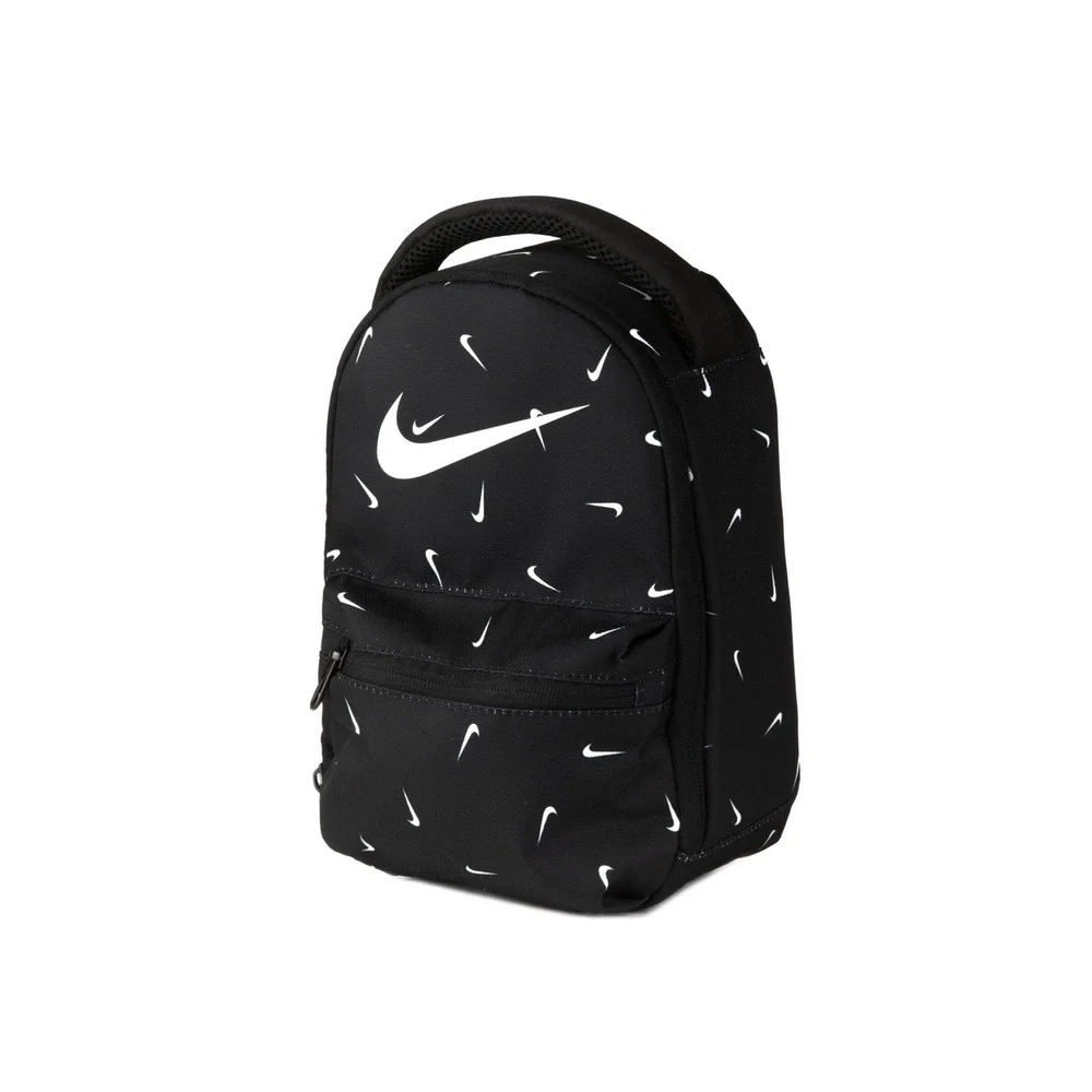 Nike Classic Fuel Pack Lunch Bag - Black, White Swoosh One Size New With Tags